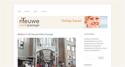 Desktop Screenshot of nieuwemarktpassage.nl